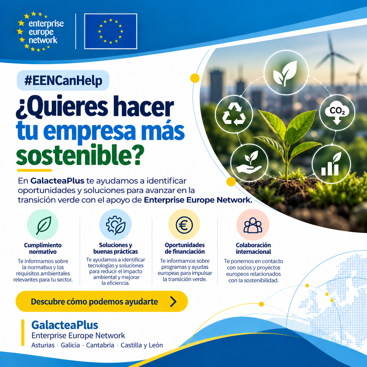 ¿Quieres hacer tu empresa más sostenible? #EENCanHelp