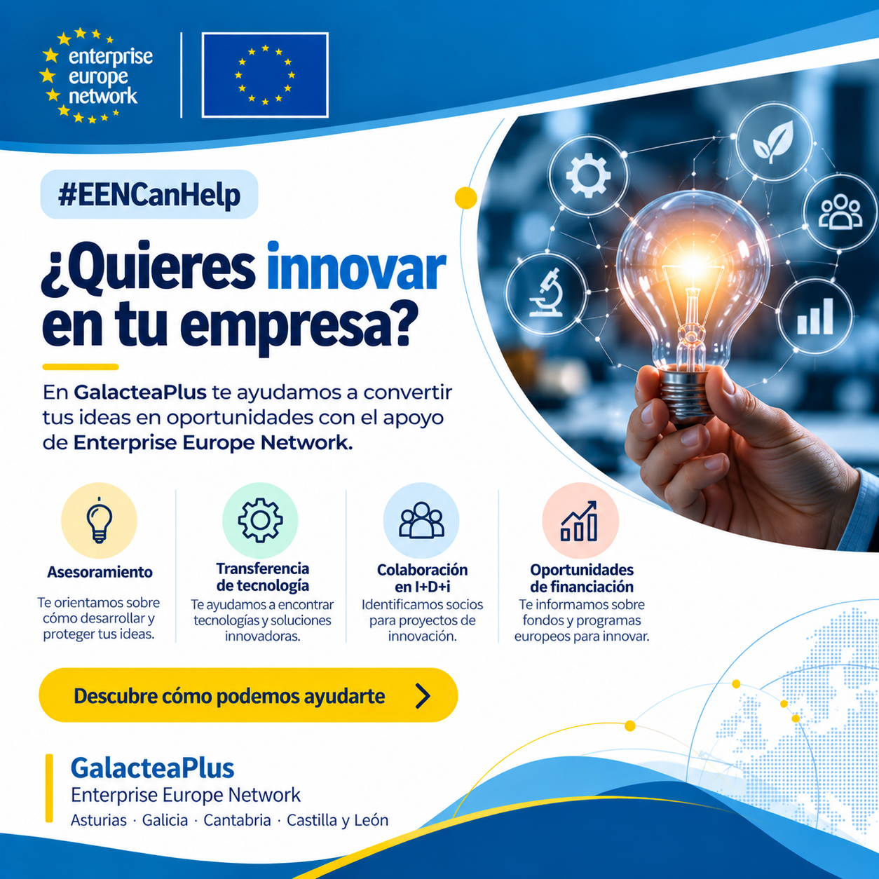 ¿Quieres innovar en tu empresa y no sabes por dónde empezar? #EENCanHelp
